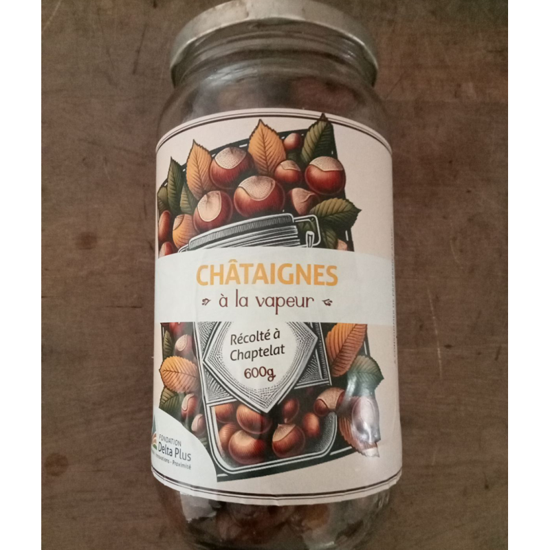 Châtaignes à la vapeur - Lot de 2 - 600g