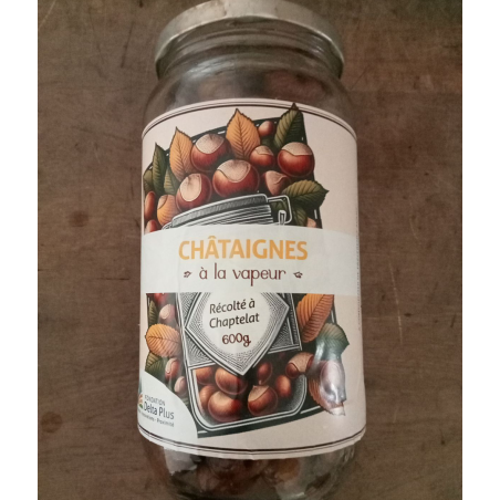 Châtaignes à la vapeur - Lot de 2 - 600g