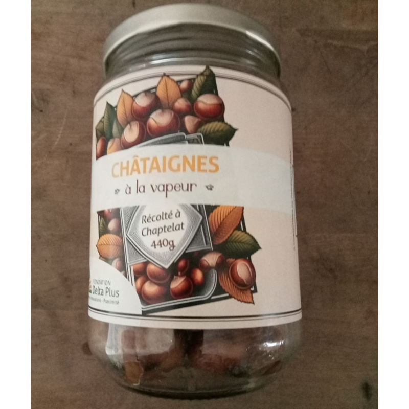 Châtaignes à la vapeur - Lot de 2 - 430g